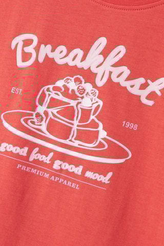 T-shirt - Koraalrood - Name It