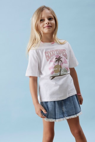 Biologisch Katoenen T-shirt - Wit - Name It