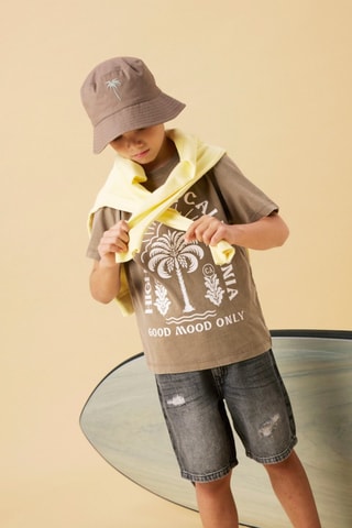 Biologisch Katoenen T-shirt - Bruin - Name It