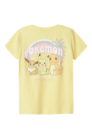 T-shirt Pikachu Pokemon - Geel - Name it