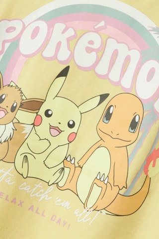 T-shirt Pikachu Pokemon - Geel - Name it