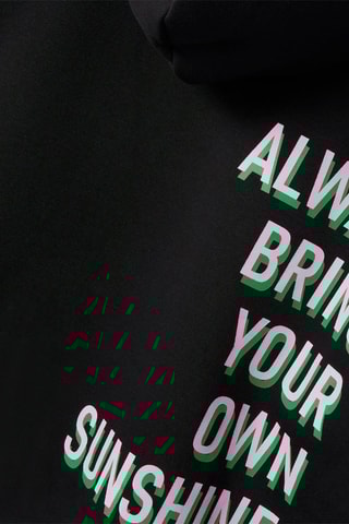 Sweater relaxed met Capuchon - Zwart - Name it Kids