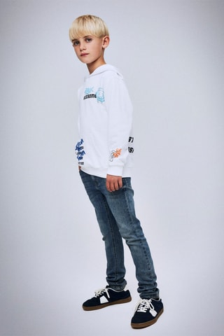 Biologisch Katoenen Sweater - Wit - Name it Kids