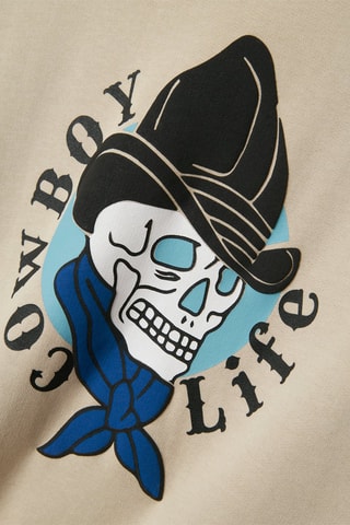 Biologisch Katoenen Sweater - Beige - Name it Kids