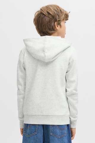Sweater met Capuchon - Gemêleerd Wit - Jack & Jones Junior