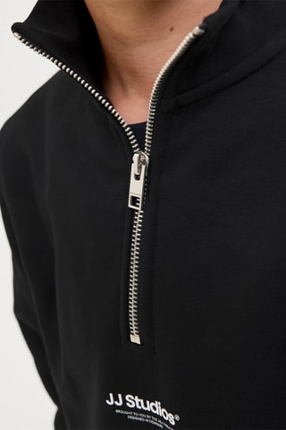 Biologisch Katoenen Sweater - Zwart - Jack & Jones Junior