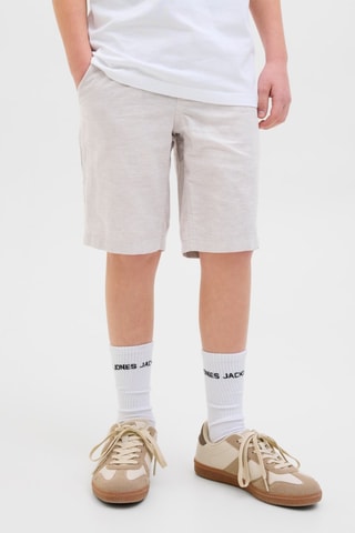 Linnen Short - Lichtgrijs - Jack & Jones