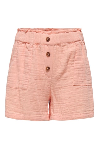 Biologisch Katoenen Short - Zalmkleurig - Kids Only