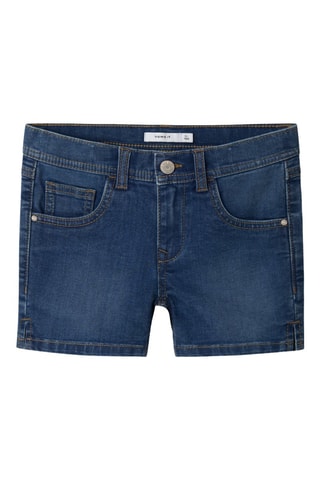 Spijkershort - Kobaltblauw - Name It