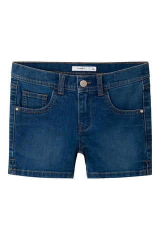 Spijkershort - Kobaltblauw - Name It