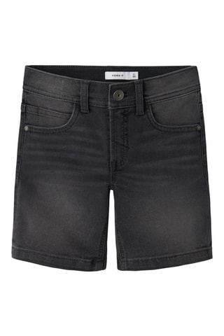 Spijkershort - Donkergrijs - Name It