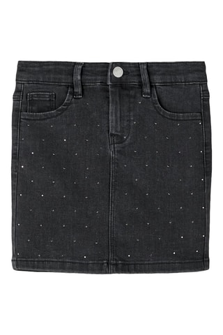 Slim Fit Spijkerrok - Zwart - Name it Kids