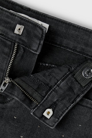 Slim Fit Spijkerrok - Zwart - Name it Kids