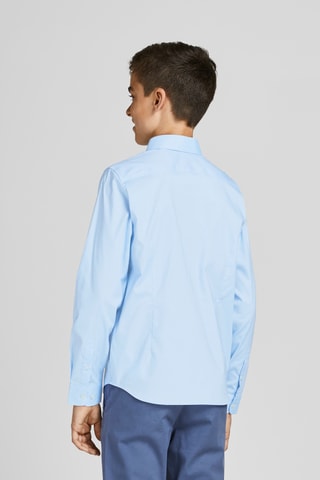 Camisa em algodão biológico - Azul-celeste - Jack & Jones Junior