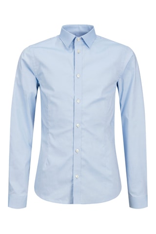 Camisa em algodão biológico - Azul-celeste - Jack & Jones Junior