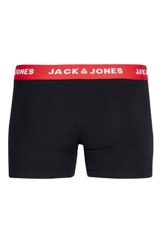 5 Biologisch Katoenen Boxers - Zwart - Jack & Jones Junior