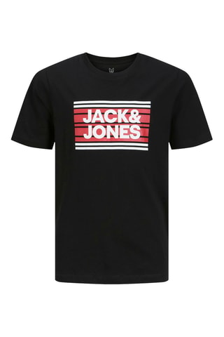 3 T-shirts regular - Wit en Zwart - Jack & Jones Junior