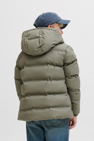 Gewatteerde jas met capuchon - Olijfgroen Jack & Jones Junior