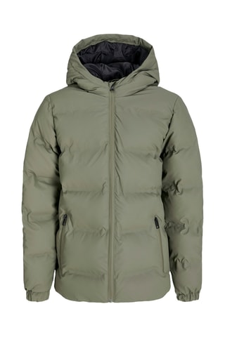 Gewatteerde jas met capuchon - Olijfgroen Jack & Jones Junior