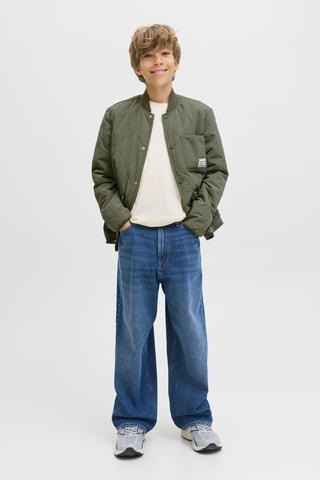 Gewatteerde Jas - Olijfgroen Jack & Jones Junior