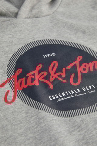 Sweater met Capuchon - Grijs - Jack & Jones Junior