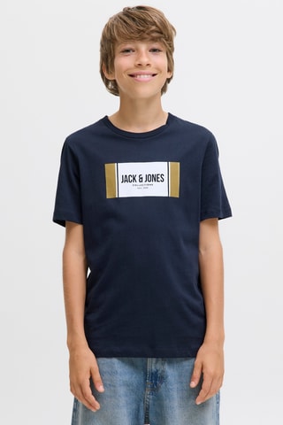T-shirt - Marineblauw - Jack & Jones Junior