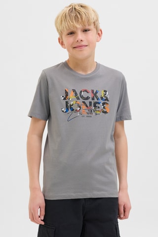 T-shirt - Grijs - Jack & Jones Junior
