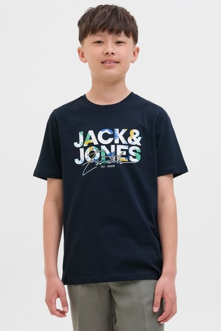 T-shirt - Marineblauw - Jack & Jones Junior