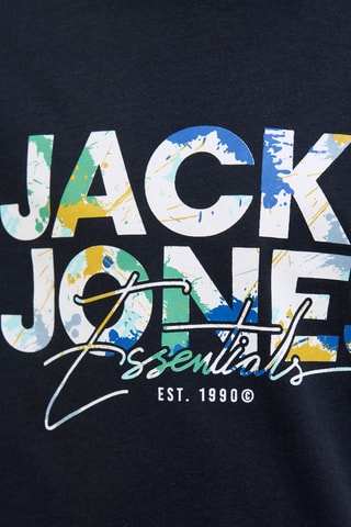 T-shirt - Marineblauw - Jack & Jones Junior
