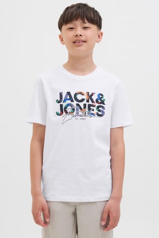 T-shirt - Wit - Jack & Jones Junior
