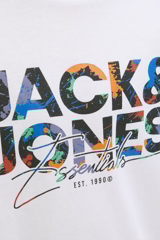 T-shirt - Wit - Jack & Jones Junior
