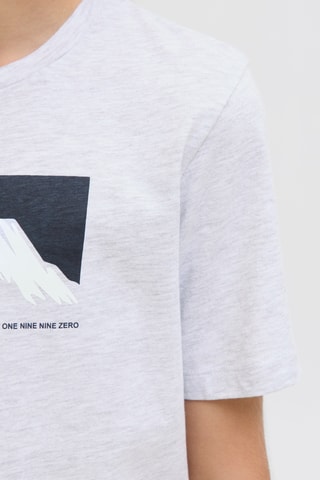 T-shirt - Gemêleerd Wit - Jack & Jones Junior