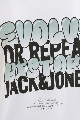 T-shirt - Wit - Jack & Jones Junior