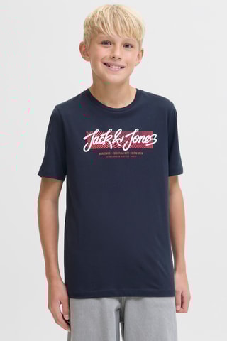 T-shirt - Marineblauw - Jack & Jones Junior