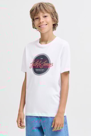 T-shirt - Wit - Jack & Jones Junior
