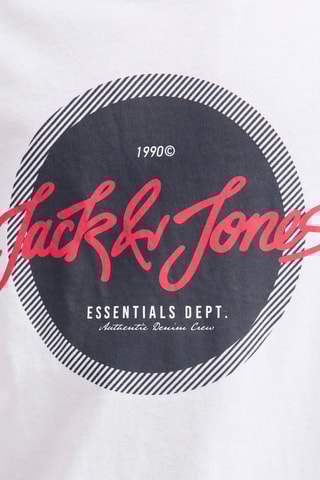 T-shirt - Wit - Jack & Jones Junior