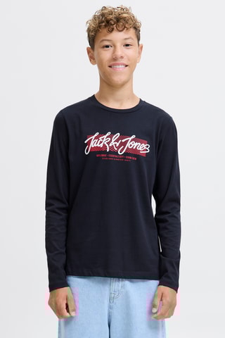 T-shirt - Marineblauw - Jack & Jones Junior