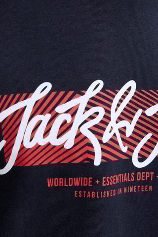 T-shirt - Marineblauw - Jack & Jones Junior