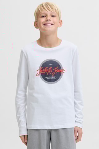 T-shirt - Wit - Jack & Jones Junior