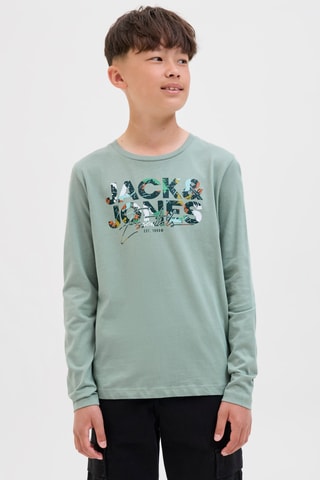 T-shirt - Lichtgroen - Jack & Jones Junior