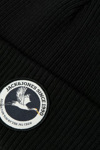 Biologisch Katoenen Muts - Zwart - Jack & Jones Junior