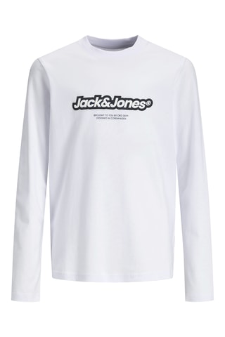 T-shirt regular - Wit - Jack & Jones Junior