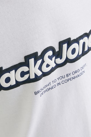 T-shirt regular - Wit - Jack & Jones Junior