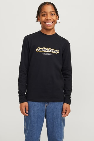 T-shirt regular - Zwart - Jack & Jones Junior
