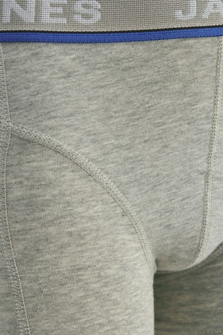 3 Biologisch Katoenen Zwembroeken - Gemêleerd Grijs en Zwart - Jack & Jones Junior