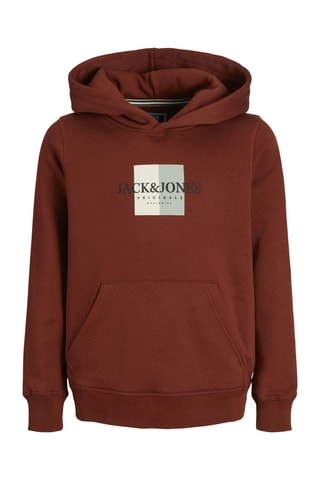 Sweater met Capuchon - Steenrood Jack & Jones Junior