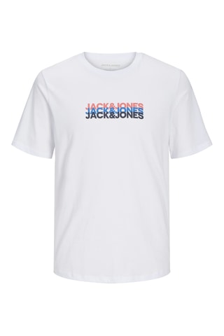 T-shirt regular - Wit - Jack & Jones Junior