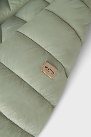 Gewatteerde jas met capuchon - Zeegroen - Name It Kids