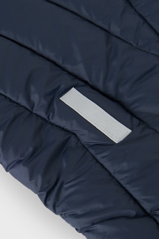 Gewatteerde jas met capuchon - Donkerblauw - Name It Kids
