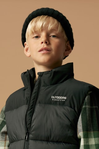 Bodywarmer Zwart - Name It Kids